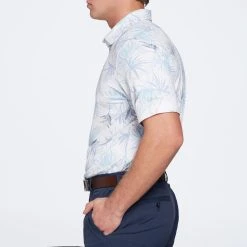 Walter Hagen Men's Perfect 11 Paradise Print Golf Polo Paradise Monument Grey 11 Walter Hagen Men's Perfect 11 Paradise Print Golf Polo Paradise Monument Grey -Golf Apparel Shop unnamed file 5111