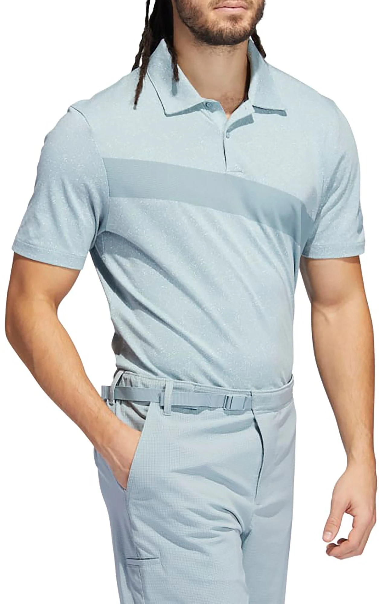 Adidas Men's Adicross Golf Polo Magic Grey 6 Adidas Men's Adicross Golf Polo Magic Grey - Image 4