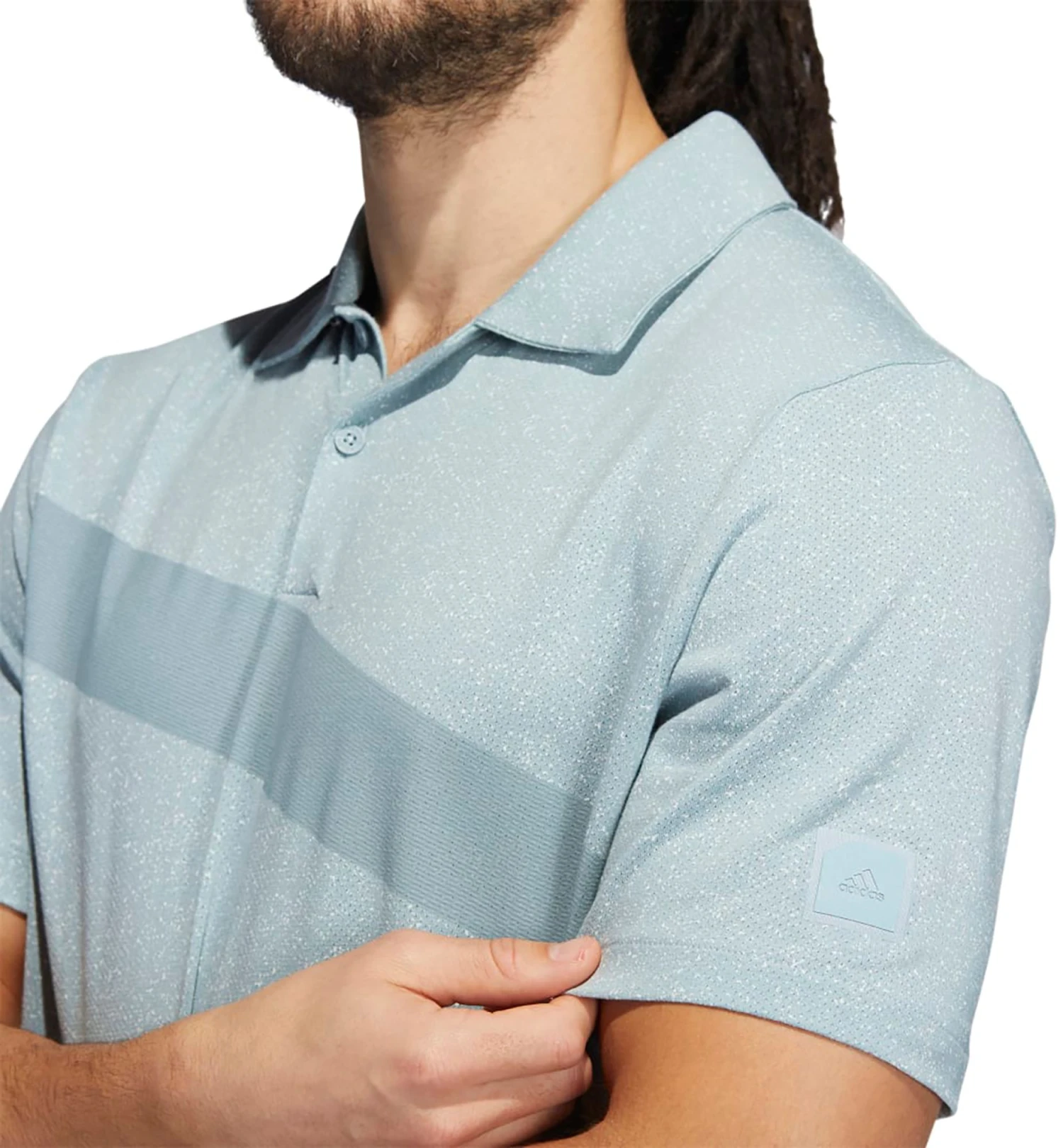 Adidas Men's Adicross Golf Polo Magic Grey 8 Adidas Men's Adicross Golf Polo Magic Grey - Image 6