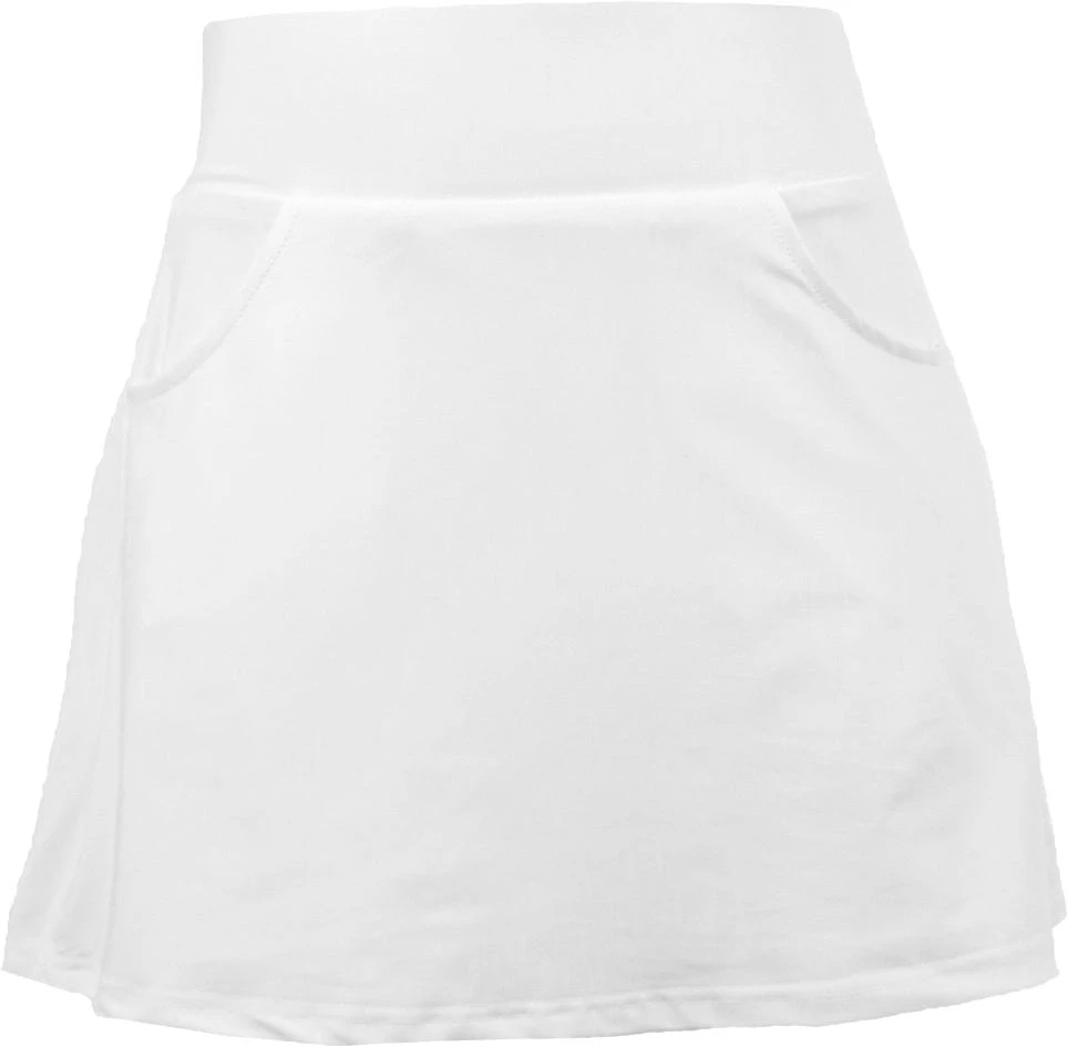 Garb Girls' Rachel Solid Golf Skort White 3 Garb Girls' Rachel Solid Golf Skort White