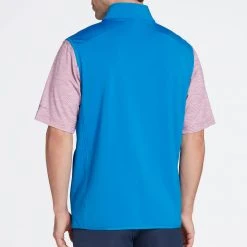 Walter Hagen Men's Knit 1/4 Zip Golf Vest Nobility Blue -Golf Apparel Shop unnamed file 5227