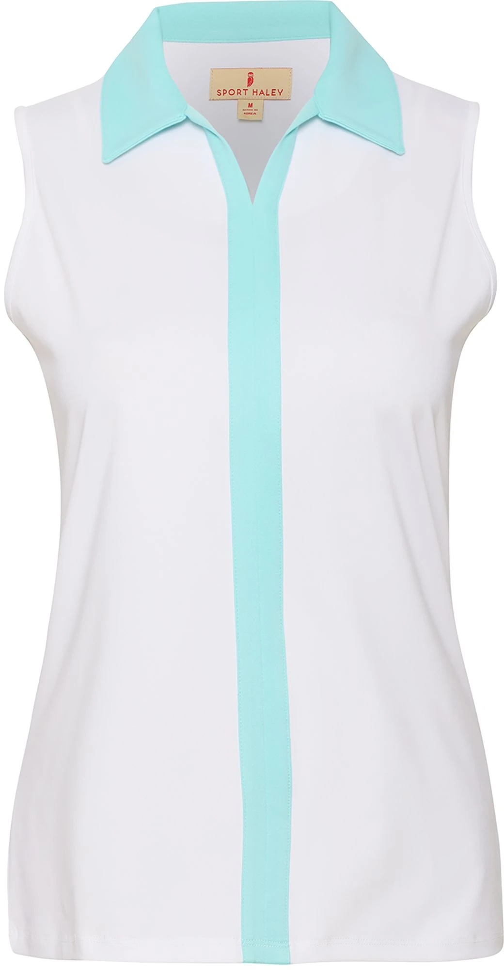 Sport Haley Women's Lyria Sleeveless Golf Polo White 3 Sport Haley Women's Lyria Sleeveless Golf Polo White