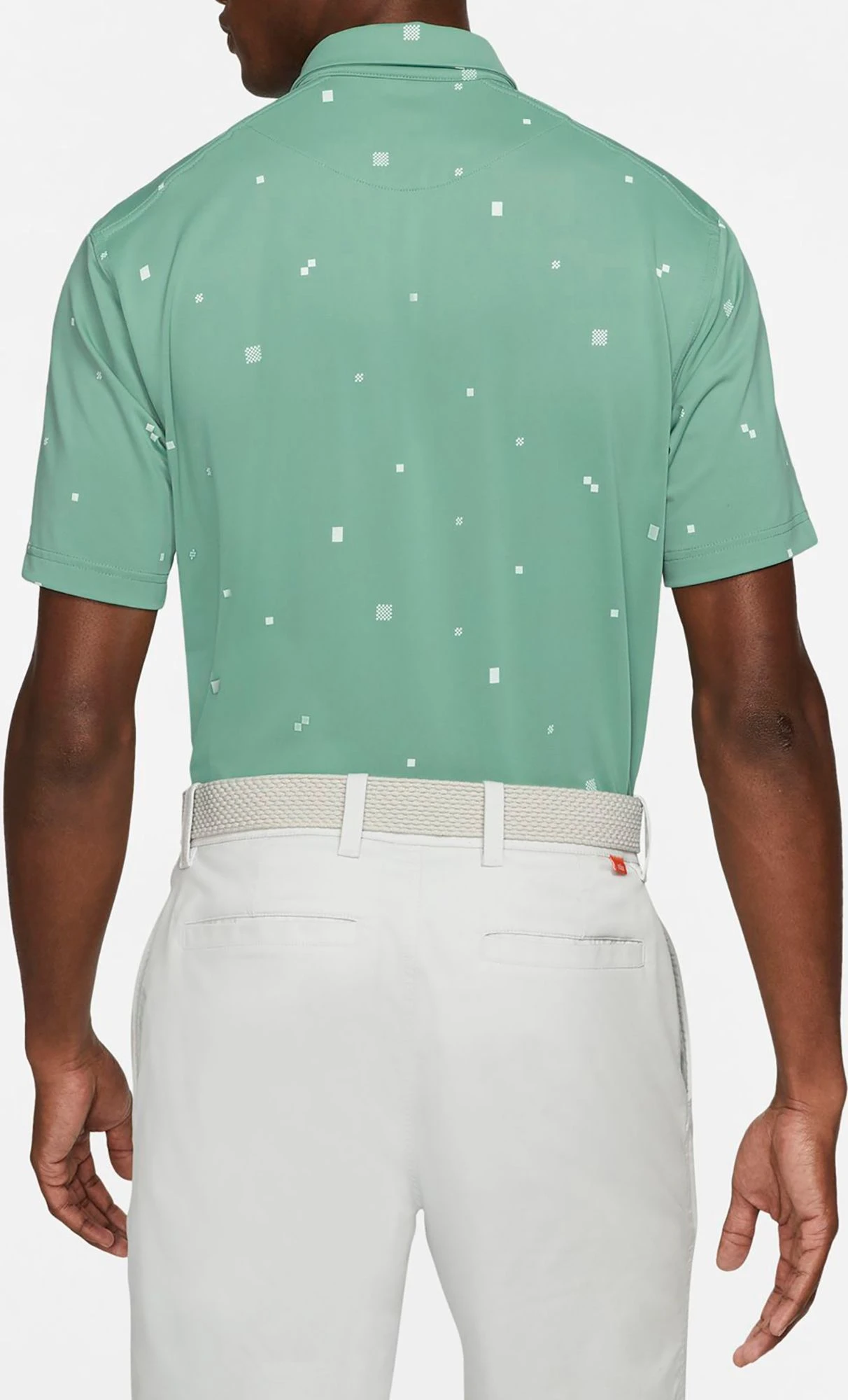 Nike Men's Dri-Fit Player Printed Golf Polo White 5 Nike Men's Dri-Fit Player Printed Golf Polo White - Image 3