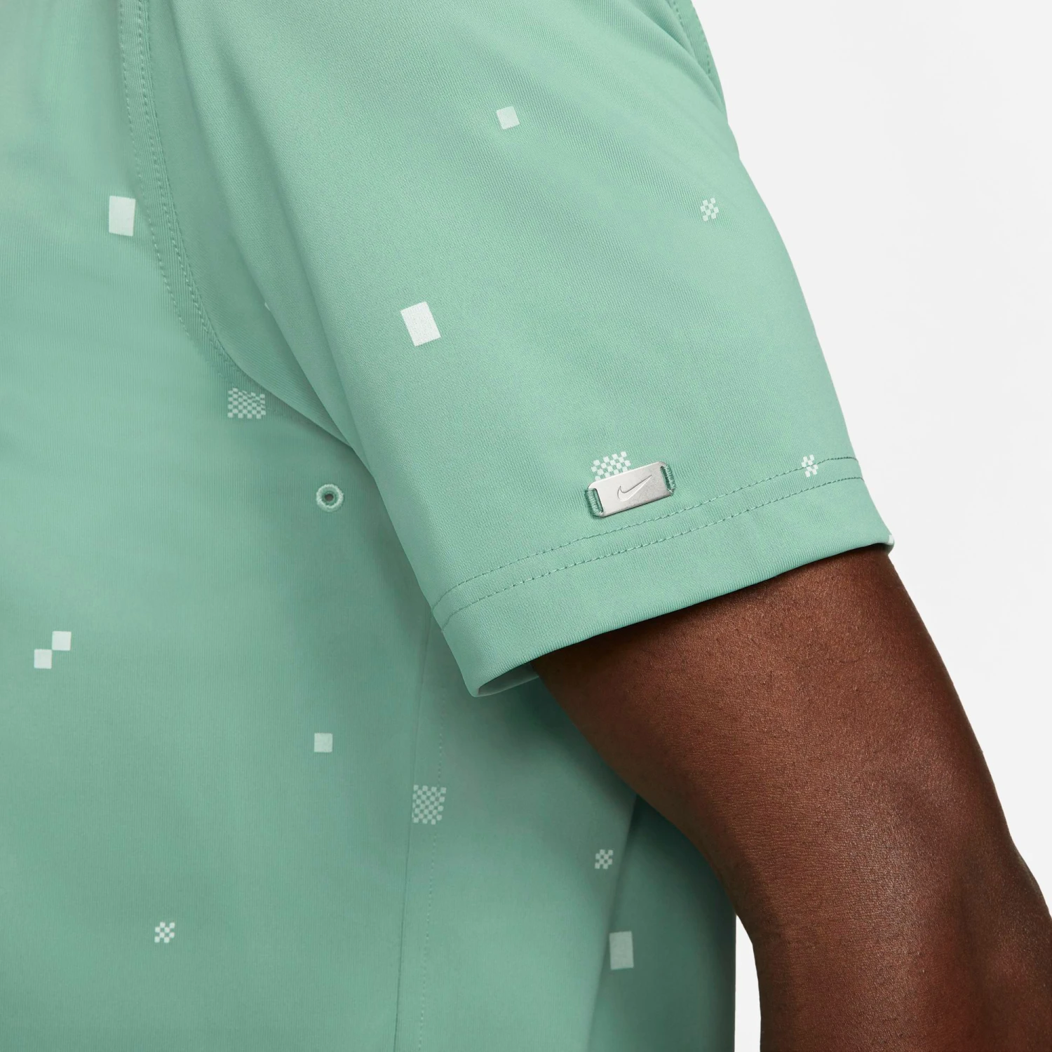 Nike Men's Dri-Fit Player Printed Golf Polo White 6 Nike Men's Dri-Fit Player Printed Golf Polo White - Image 4