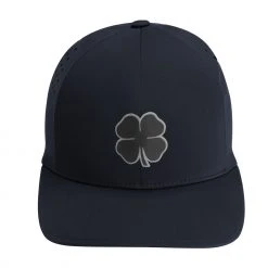 Black Clover Men's Seamless Luck 4 Fitted Golf Hat Navy
