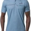TravisMathew Men's Max Bet Golf Polo Heather Blue Sapphir -Golf Apparel Shop unnamed file 5311