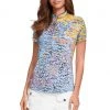 Jamie Sadock Women's Short Sleeve Kiku Print Golf Polo Oasis 1 Jamie Sadock Women's Short Sleeve Kiku Print Golf Polo Oasis -Golf Apparel Shop unnamed file 5325