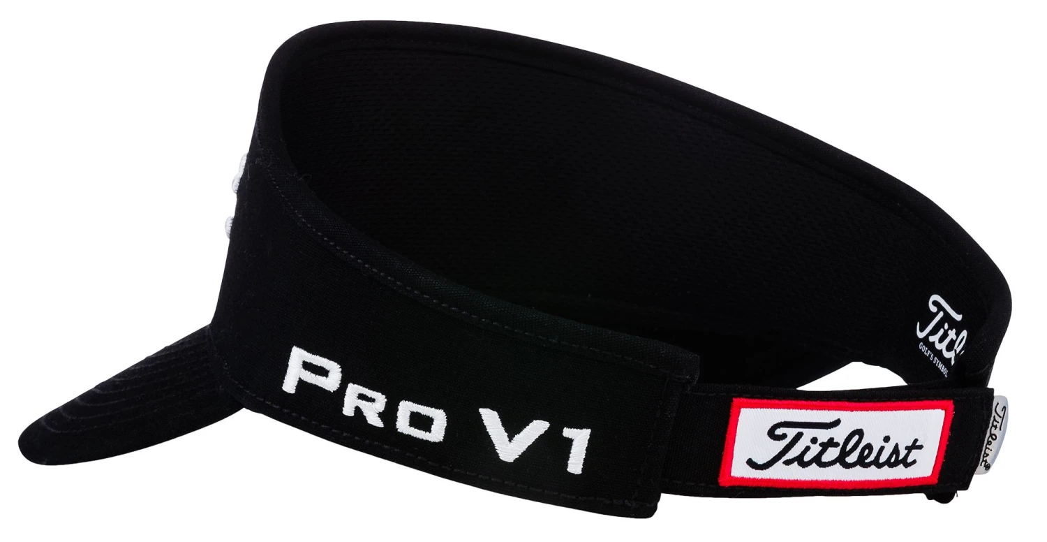 Titleist Men's 2020 Tour Golf Visor White/black 5 Titleist Men's 2020 Tour Golf Visor White/black - Image 3