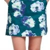 Lady Hagen Women's Magnolia Print 17'' Golf Skort Emerald Floral -Golf Apparel Shop unnamed file 5441