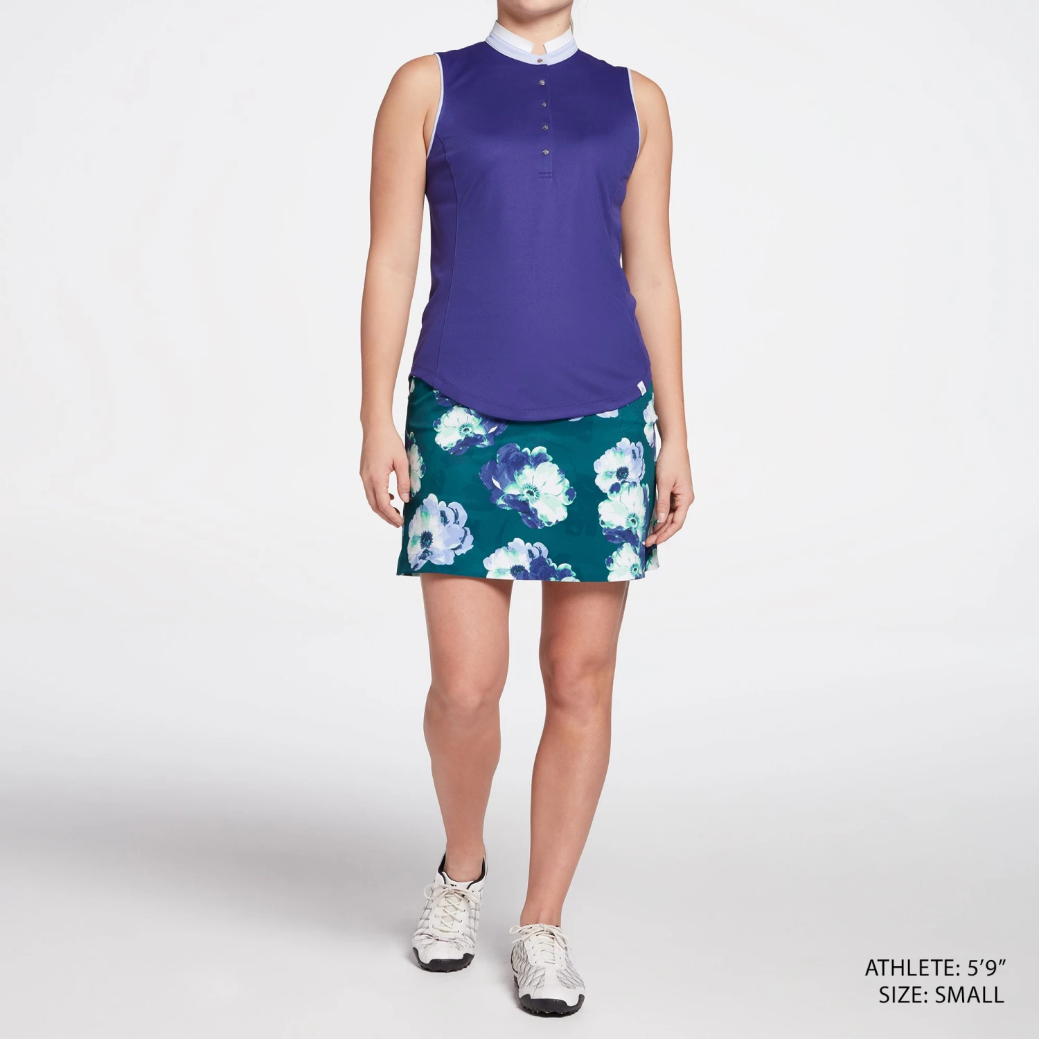 Lady Hagen Women's Magnolia Print 17'' Golf Skort Emerald Floral 5 Lady Hagen Women's Magnolia Print 17'' Golf Skort Emerald Floral - Image 3