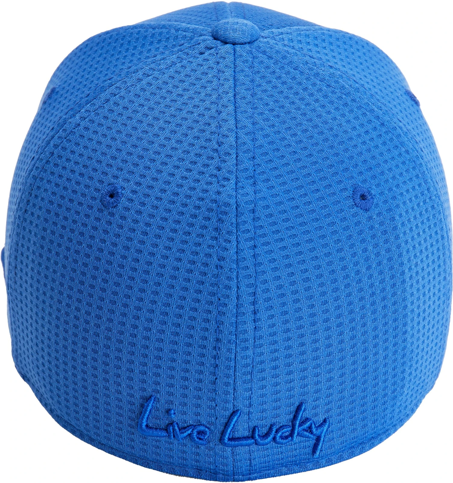 Black Clover Men's Flew Waffle 9 Fitted Golf Hat Royal 4 Black Clover Men's Flew Waffle 9 Fitted Golf Hat Royal - Image 2