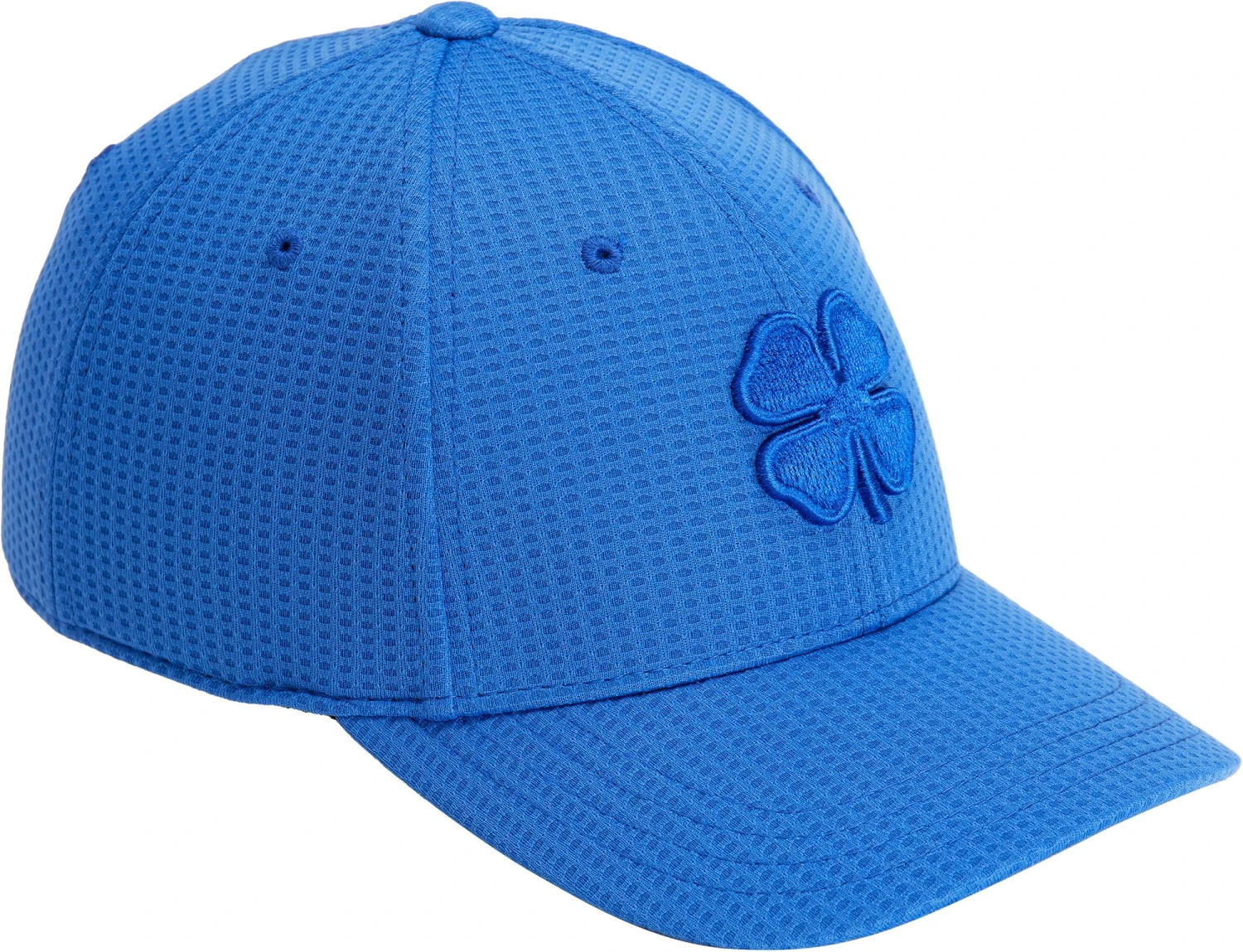 Black Clover Men's Flew Waffle 9 Fitted Golf Hat Royal 6 Black Clover Men's Flew Waffle 9 Fitted Golf Hat Royal - Image 4