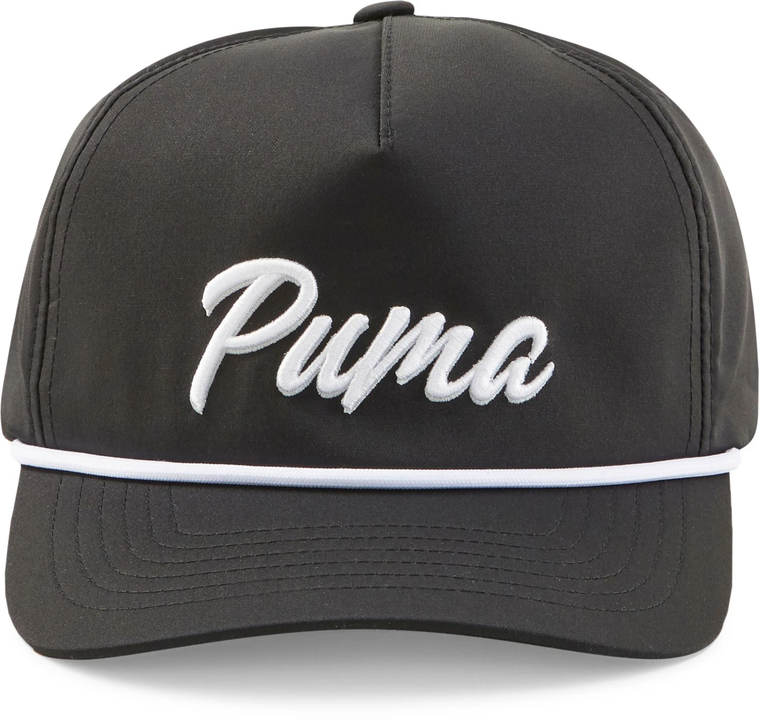PUMA Retro Rope Snapback Golf Hat For Men White/navy 5 PUMA Retro Rope Snapback Golf Hat For Men White/navy - Image 3