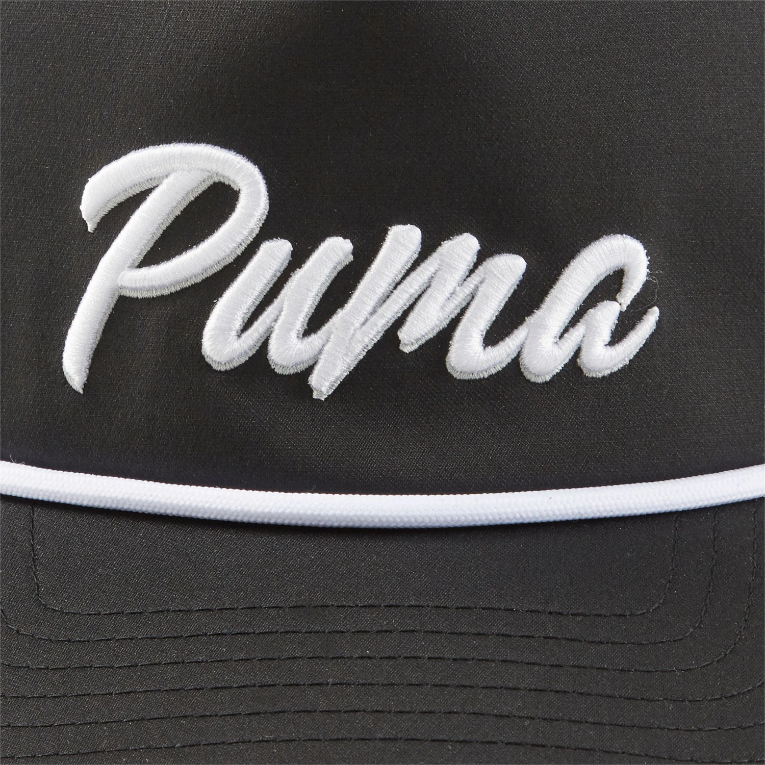 PUMA Retro Rope Snapback Golf Hat For Men White/navy 6 PUMA Retro Rope Snapback Golf Hat For Men White/navy - Image 4