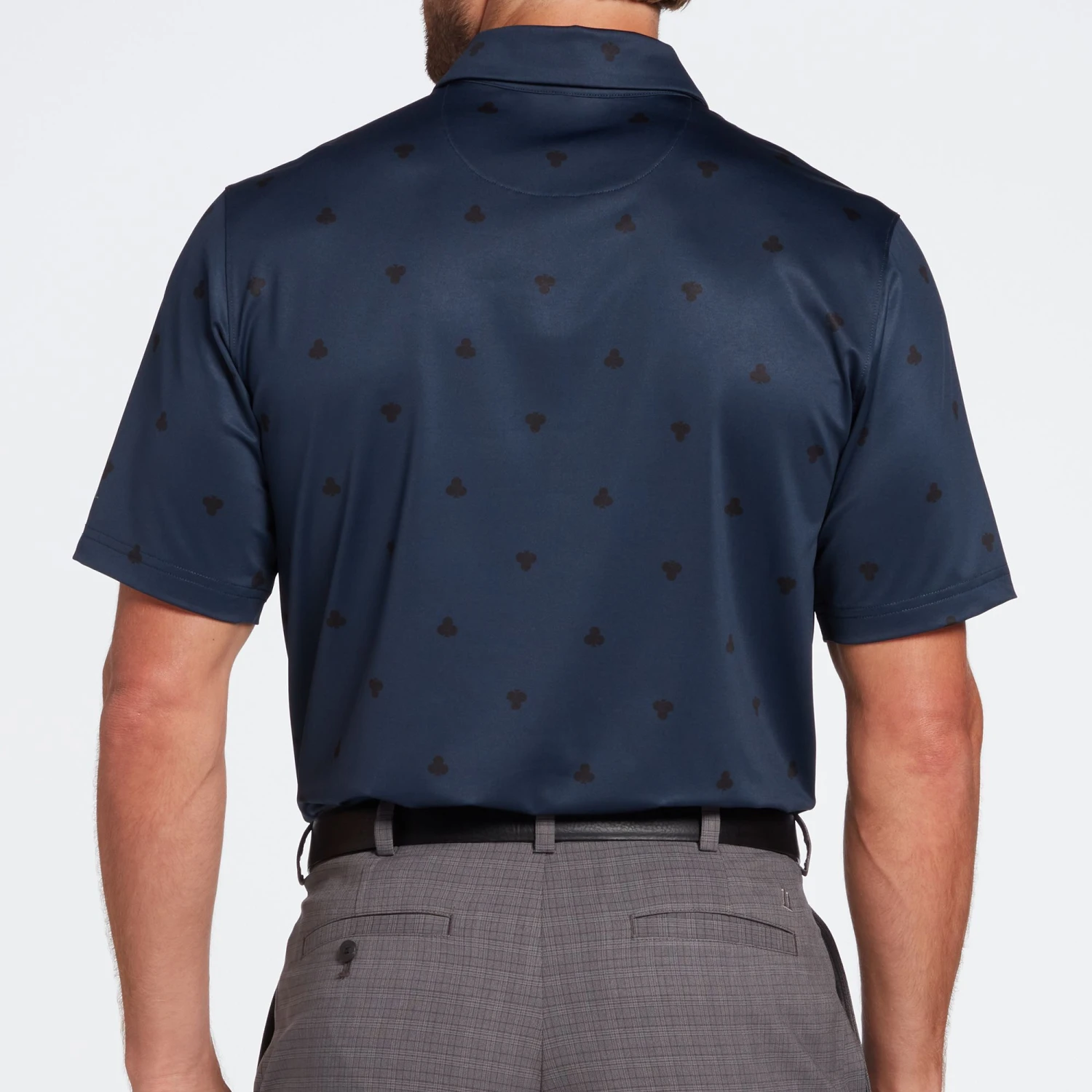Walter Hagen Men's Perfect 11 Clubs Print Polo Clubs Dress Blues 5 Walter Hagen Men's Perfect 11 Clubs Print Polo Clubs Dress Blues - Image 3