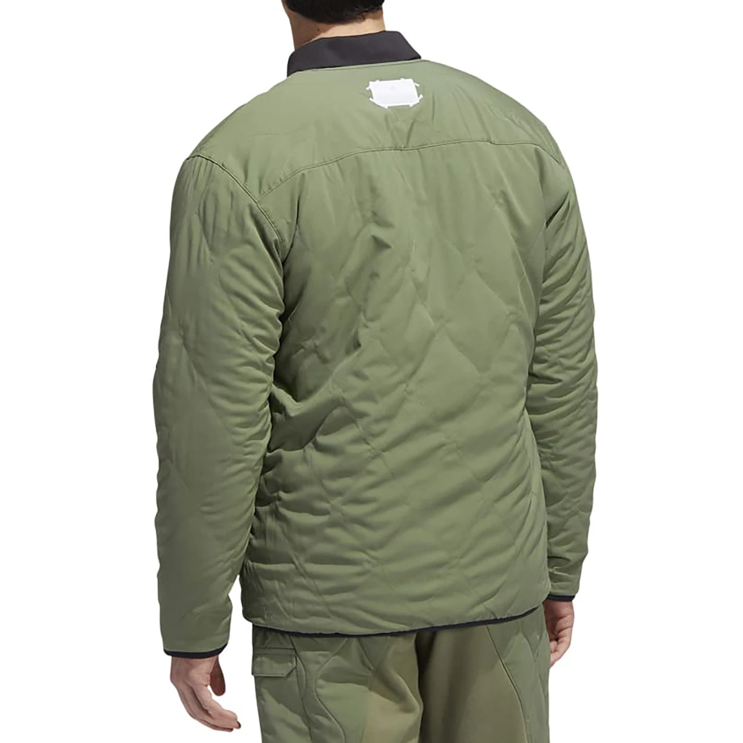 Adidas Men's Adicross Sherpa Jacket Cream White/natural Green 5 Adidas Men's Adicross Sherpa Jacket Cream White/natural Green - Image 3