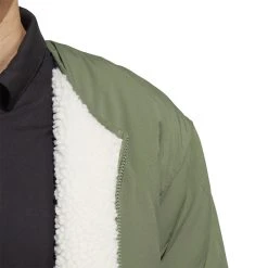 Adidas Men's Adicross Sherpa Jacket Cream White/natural Green 11 Adidas Men's Adicross Sherpa Jacket Cream White/natural Green -Golf Apparel Shop unnamed file 5662