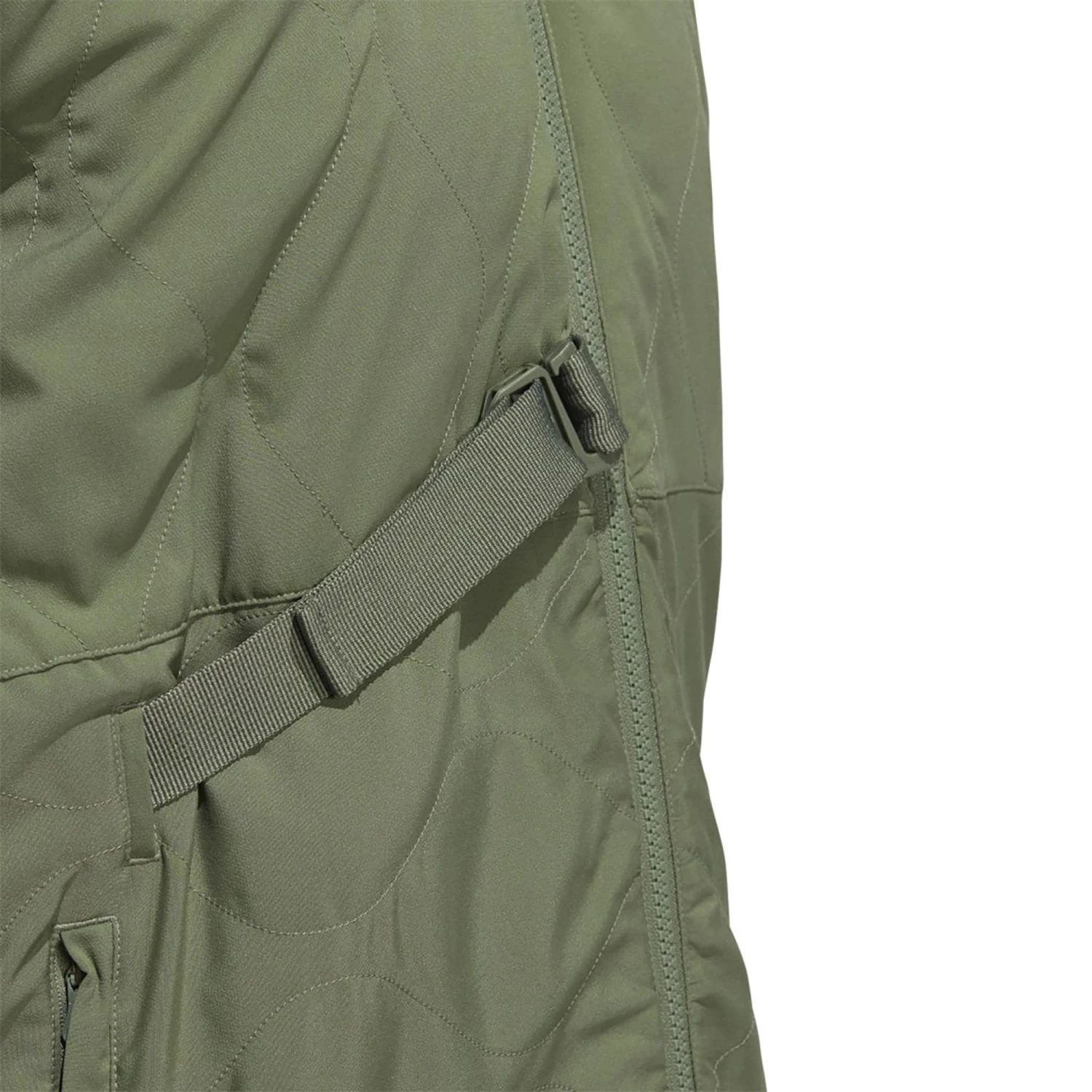 Adidas Men's Adicross Sherpa Jacket Cream White/natural Green 7 Adidas Men's Adicross Sherpa Jacket Cream White/natural Green - Image 5