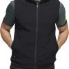 Adidas Men's Statement Full Zip Hooded Vest Black