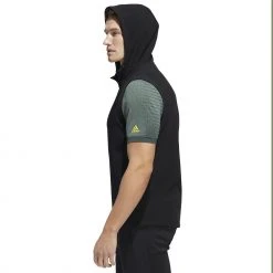 Adidas Men's Statement Full Zip Hooded Vest Black -Golf Apparel Shop unnamed file 5667