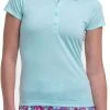 EP Pro Women's Short Sleeve Golf Polo Waterlily -Golf Apparel Shop unnamed file 5730