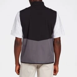 Walter Hagen Men's Full-Zip Technical Golf Vest Black/stingray Gray -Golf Apparel Shop unnamed file 5790