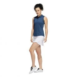 Adidas Women's Sleeveless Golf Polo Crew Navy 9 Adidas Women's Sleeveless Golf Polo Crew Navy -Golf Apparel Shop unnamed file 5797