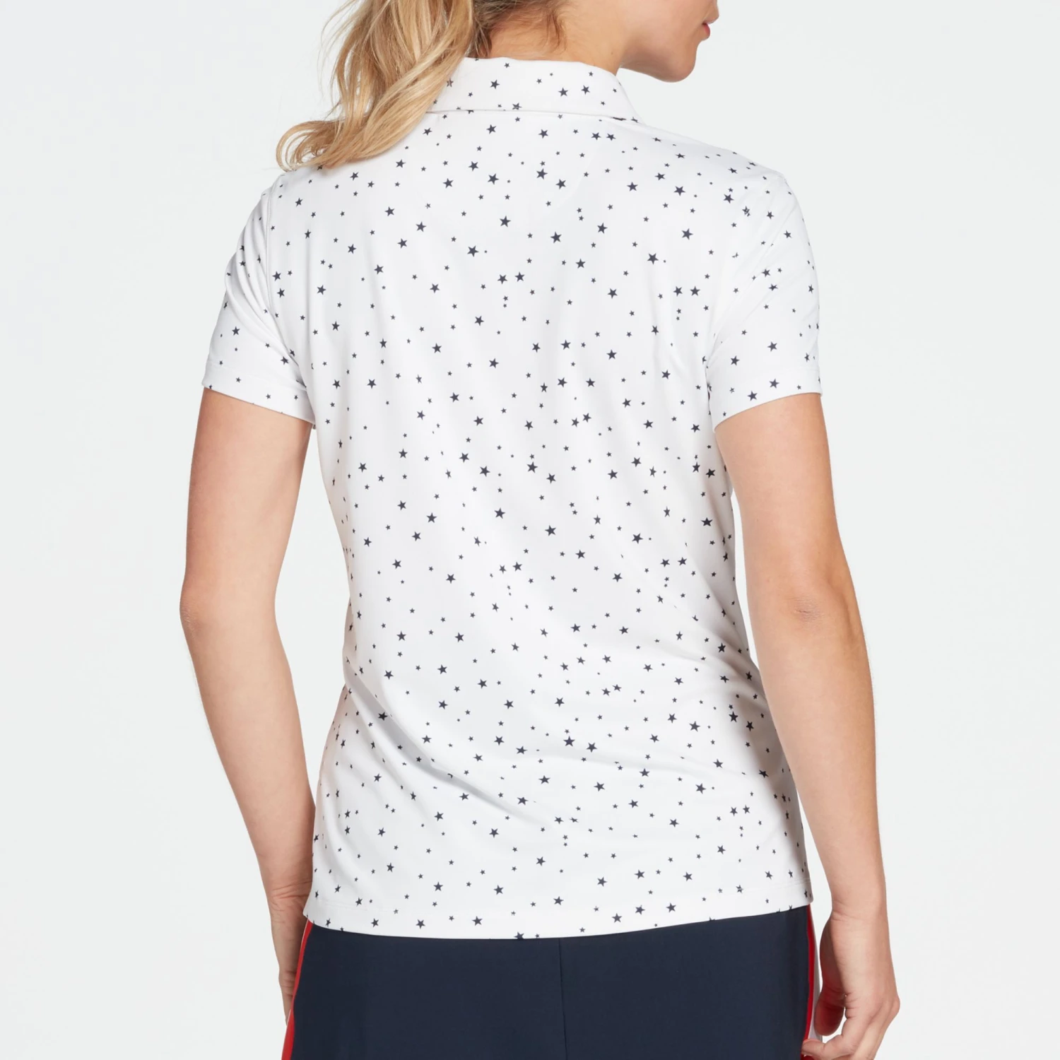 Lady Hagen Women's USA Mini Star Golf Polo Mini Star White 5 Lady Hagen Women's USA Mini Star Golf Polo Mini Star White - Image 3