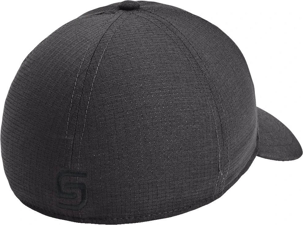 Under Armour Men's Jordan Spieth Tour Golf Hat Black/white 4 Under Armour Men's Jordan Spieth Tour Golf Hat Black/white - Image 2