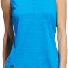 Adidas Women's Spacedye Sleeveless Golf Polo Blue Rush/crew Navy -Golf Apparel Shop unnamed file 5870