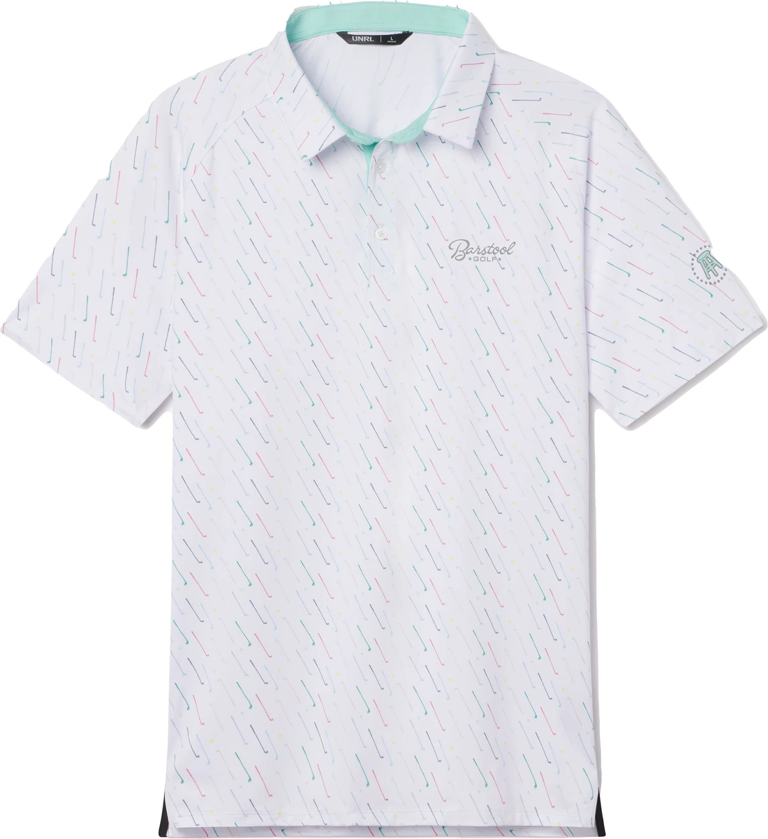 Barstool Sports Men's Golf Back 2 Basic Polo White 3 Barstool Sports Men's Golf Back 2 Basic Polo White