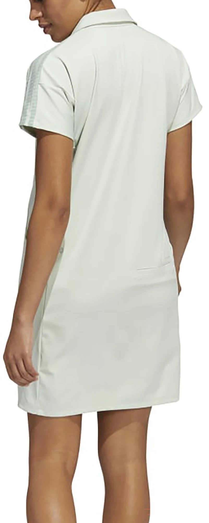Adidas Women's 3 Stripes Golf Dress Linen Green 5 Adidas Women's 3 Stripes Golf Dress Linen Green - Image 3