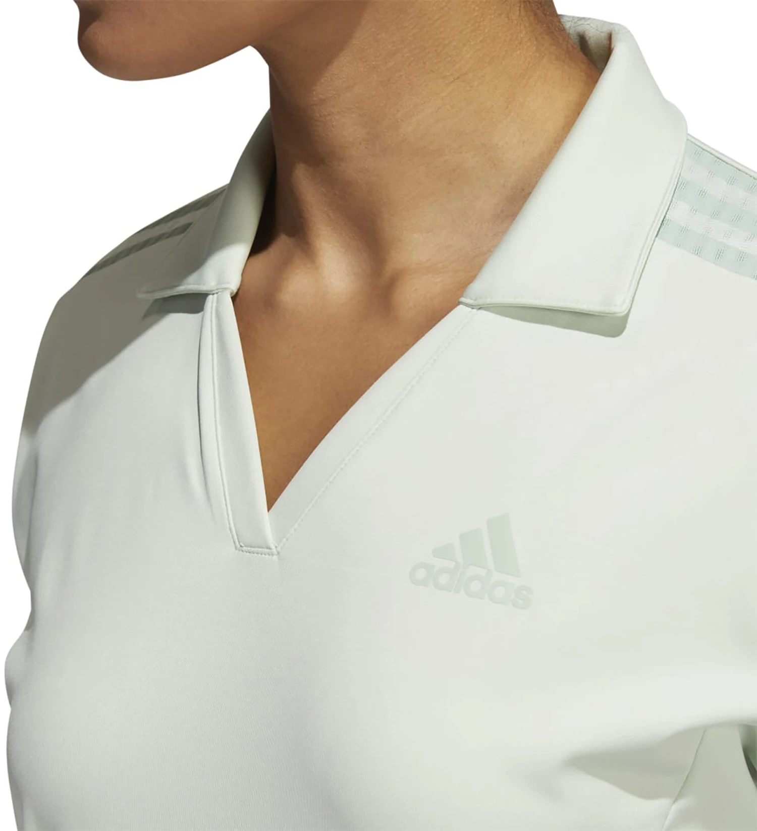 Adidas Women's 3 Stripes Golf Dress Linen Green 7 Adidas Women's 3 Stripes Golf Dress Linen Green - Image 5
