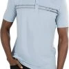 TravisMathew Men's Desert Drive Golf Polo Faded Denim -Golf Apparel Shop unnamed file 5939