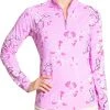 Sport Haley Women's Long Sleeve Tempo Print Golf Polo Orchid -Golf Apparel Shop unnamed file 5953