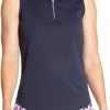 Sport Haley Women's Sleeveless Courte Golf Polo Midnight -Golf Apparel Shop unnamed file 5956