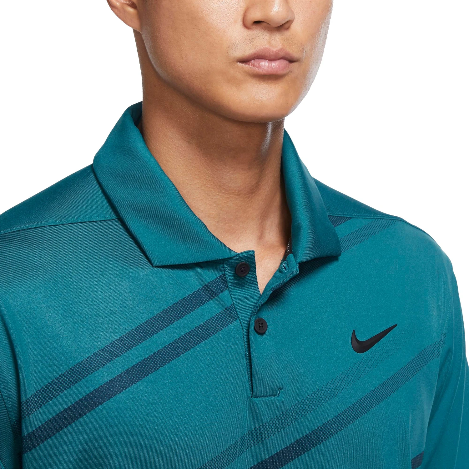 Nike Men's 2022 Dri-FIT Vapor Printed Golf Polo Dk Smoke Grey 5 Nike Men's 2022 Dri-FIT Vapor Printed Golf Polo Dk Smoke Grey - Image 3
