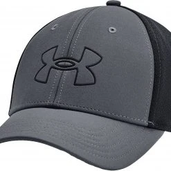 Under Armour Men's Iso-Chill Driver Mesh Adjustable Golf Cap Black