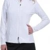 EPNY Women's Long Sleeve Brushed Jersey Golf Jacket White 2 EPNY Women's Long Sleeve Brushed Jersey Golf Jacket White -Golf Apparel Shop unnamed file 6005