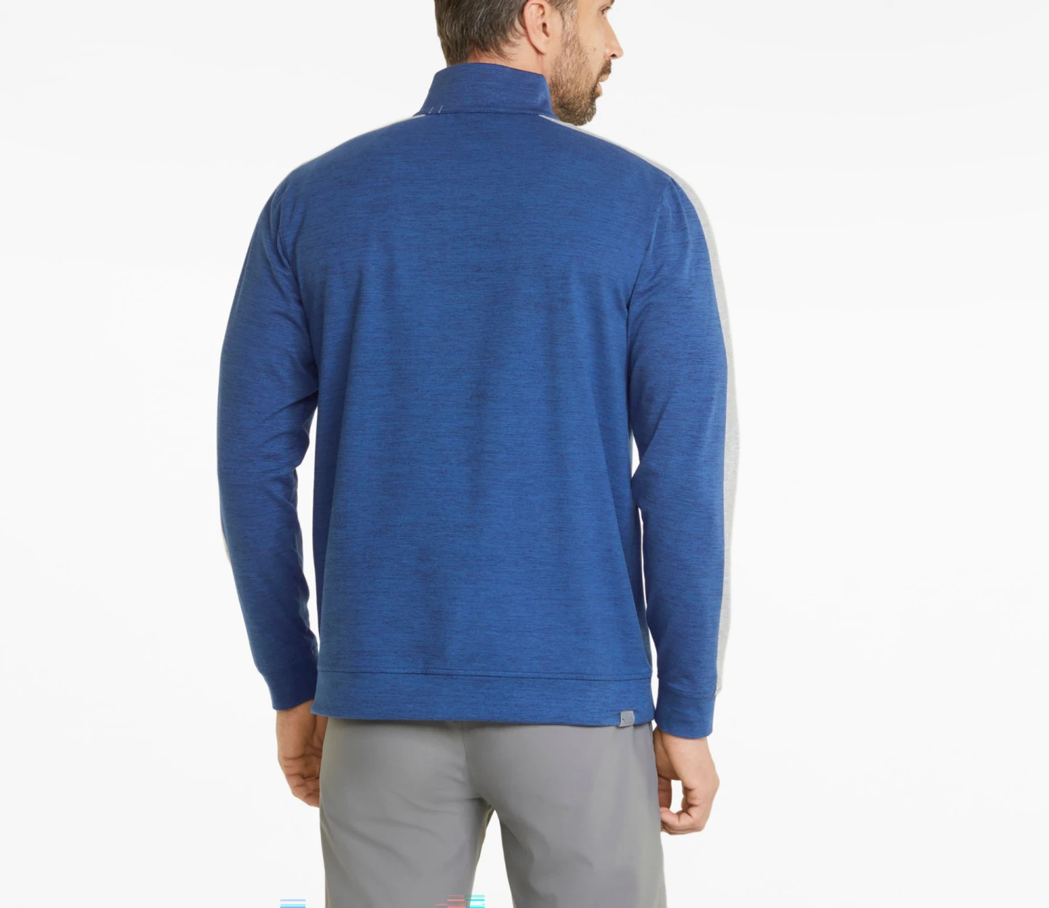 PUMA Men's Cloudspun T7 Golf 1/4 Zip 2.0 Quietshadeheathrgrnryhthr 5 PUMA Men's Cloudspun T7 Golf 1/4 Zip 2.0 Quietshadeheathrgrnryhthr - Image 3