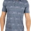 TravisMathew Men's Frosty Morning Golf Polo Insignia Blue/vintag