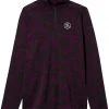 Barstool Sports X UNRL Men's Golf Camo Knit 1/4 Zip Wine -Golf Apparel Shop unnamed file 6105