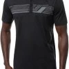 TravisMathew Men's River Basin Golf Polo Black -Golf Apparel Shop unnamed file 621