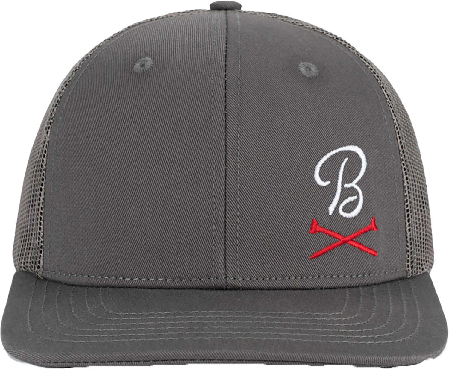 Barstool Sports Men's Logo Trucker Golf Hat Grey 3 Barstool Sports Men's Logo Trucker Golf Hat Grey