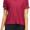 Adidas Women's Go-To Golf Polo Legacy Burgundy 2 Adidas Women's Go-To Golf Polo Legacy Burgundy -Golf Apparel Shop unnamed file 6307