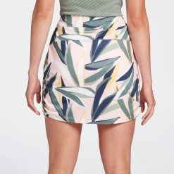 Lady Hagen Women's 16" Side Ruching Golf Skort Retro Leaf Frosted Pink 10 Lady Hagen Women's 16" Side Ruching Golf Skort Retro Leaf Frosted Pink -Golf Apparel Shop unnamed file 631