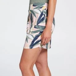 Lady Hagen Women's 16" Side Ruching Golf Skort Retro Leaf Frosted Pink 11 Lady Hagen Women's 16" Side Ruching Golf Skort Retro Leaf Frosted Pink -Golf Apparel Shop unnamed file 632