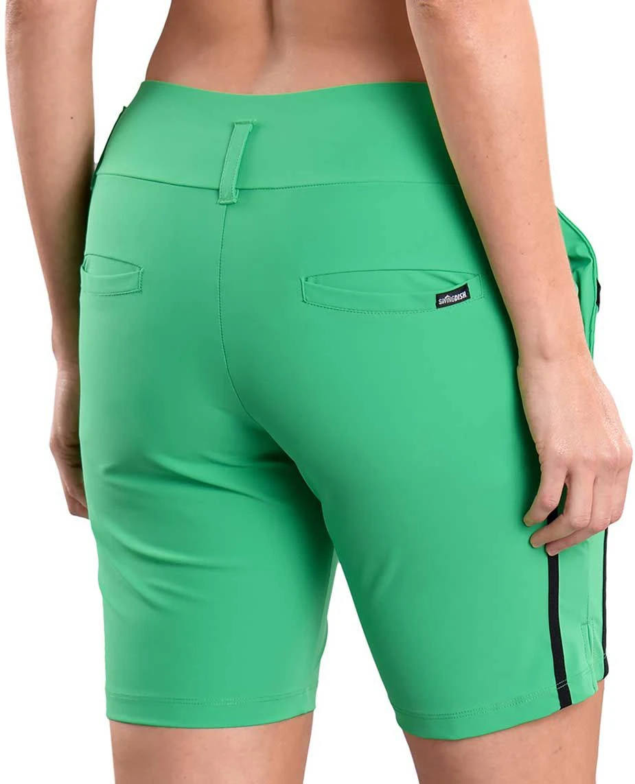 SwingDish Women's Lia Golf Short Green 4 SwingDish Women's Lia Golf Short Green - Image 2