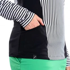 SwingDish Women's Abby Stripe Long Sleeve Golf Top Black/white Stripe 11 SwingDish Women's Abby Stripe Long Sleeve Golf Top Black/white Stripe -Golf Apparel Shop unnamed file 6406