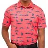 Waggle Men's Chubbs Golf Polo Pink/green 1 Waggle Men's Chubbs Golf Polo Pink/green -Golf Apparel Shop unnamed file 6456